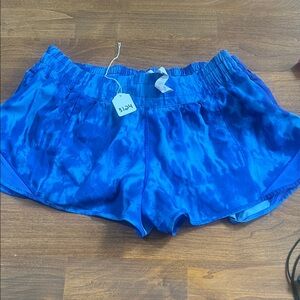 lululemon athletica Vibrant Blue Athletic Shorts